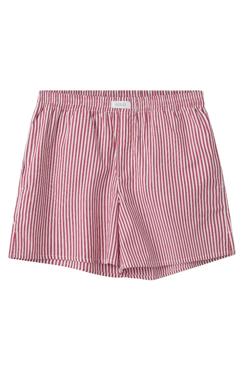 H2O Rønne Essential Shorts - Udsalg i Rød/Hvid