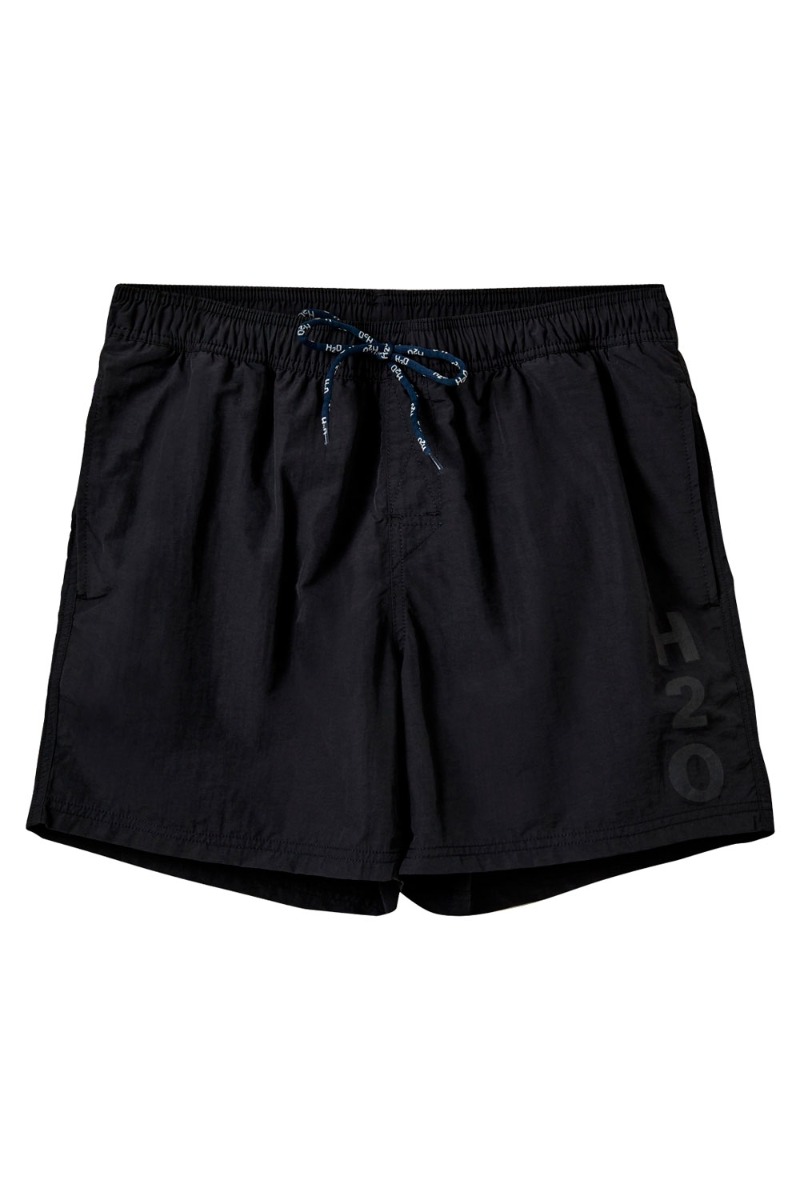 H2O - Leisure Logo Badshorts - Sort - Fantastisk Tilbud!