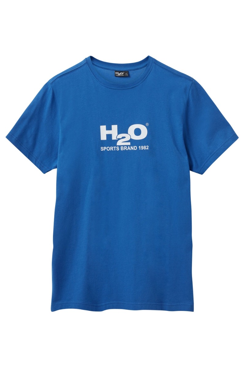 H2O Logo T-shirt i Blå - Online Lagersalg - Spar 70%