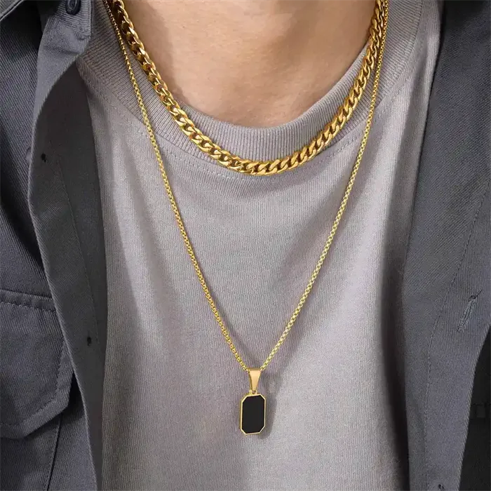 Trill Halssmykke Sæt 2 Stk - Elegant Golden Halskæde