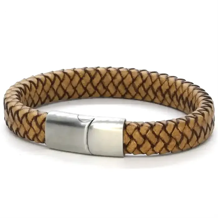 Old Brown Major Læderarmbånd med Magnetlås