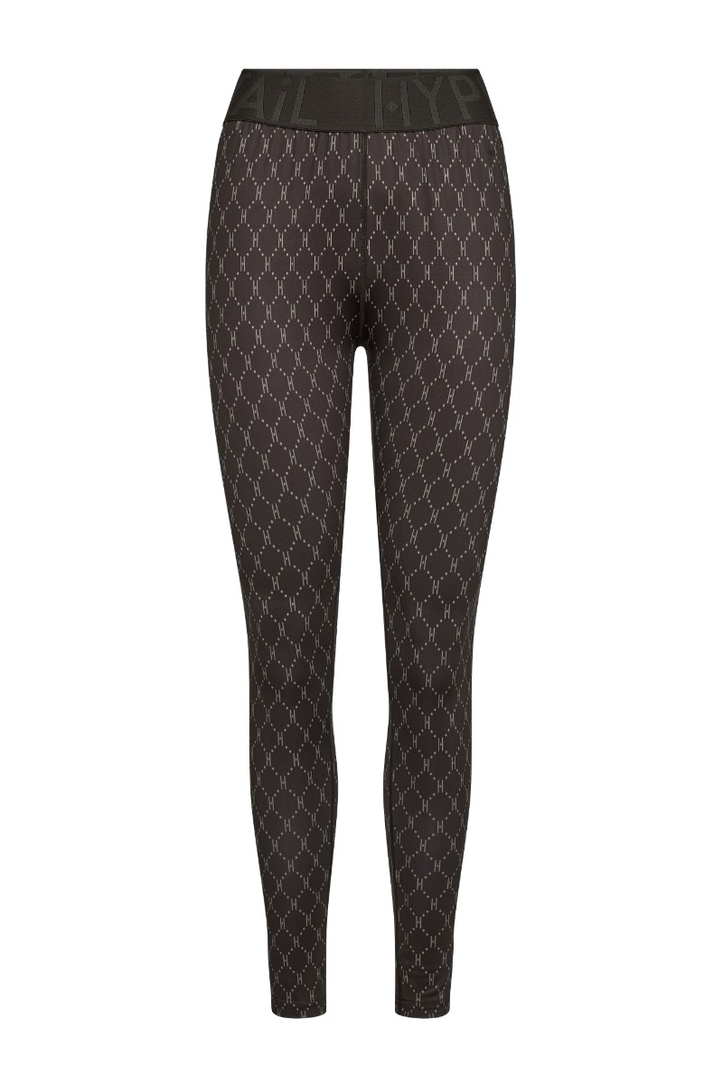 Hype The Detail - Printed Leggings med Brunh Logo