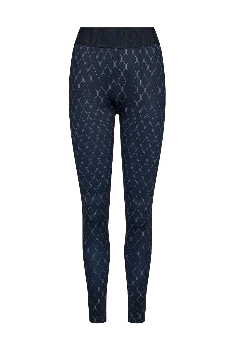 Hype The Detail - Navy Print Leggings - Fantastisk Tilbud!