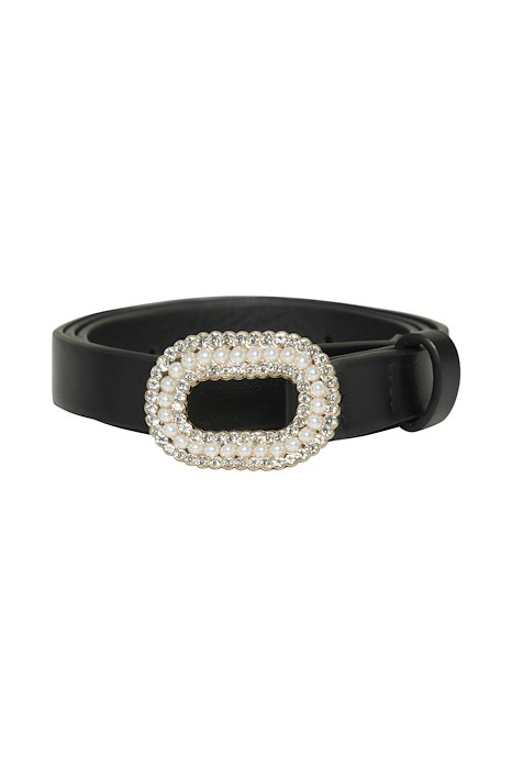 Ichi - Elegant Bælte med Smykker - Black Jewel Box