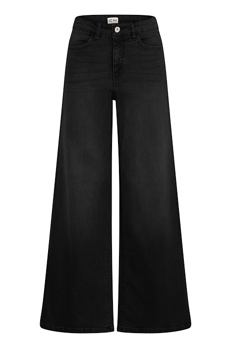 Ichi - Flared Jeans - Twiggy Wide Mw - Sort Elegance