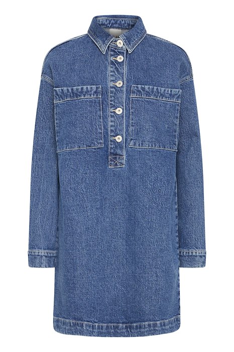 Ichi - Kjole - Unni - Medium Blue