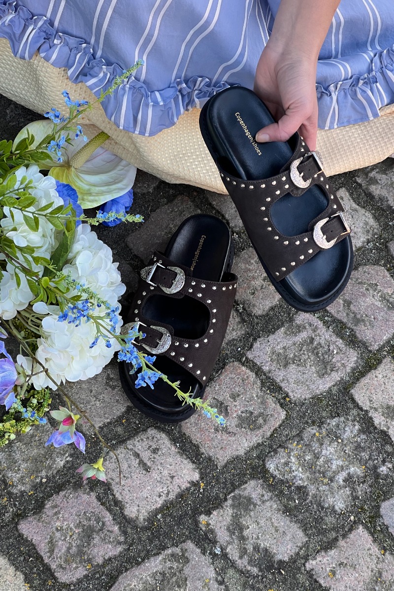 Copenhagen Sandaler - Hold On - Mørkebrun - Online Udsalg