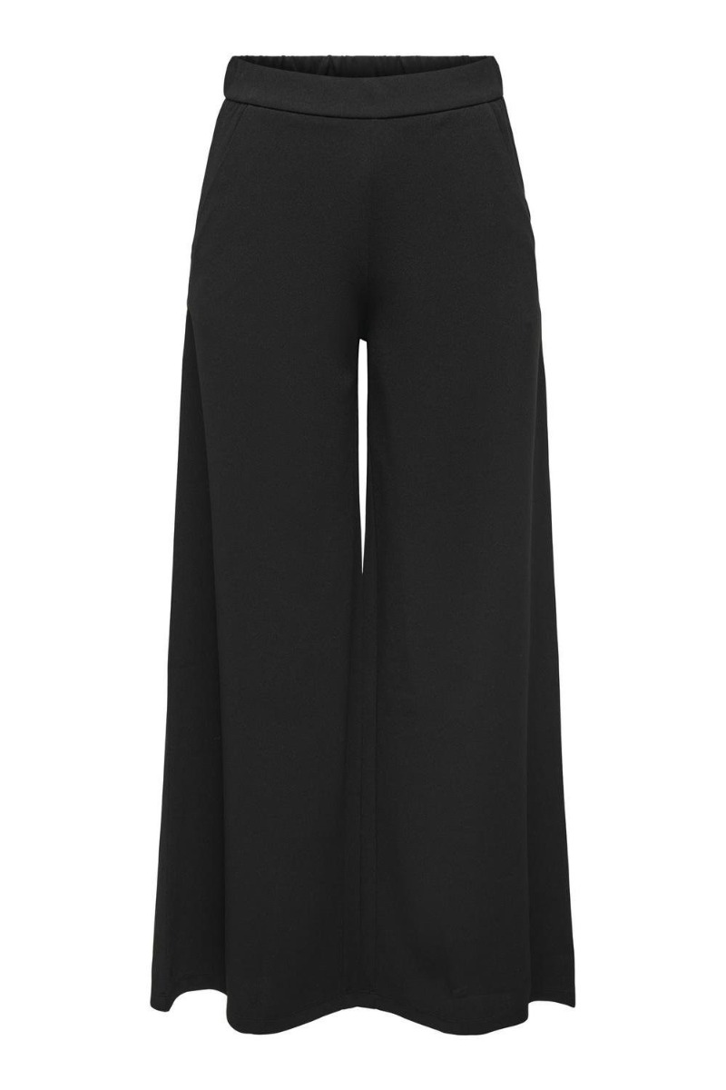 Jdy Tanja Life Wide Flowy Bukser - Sort Feststil