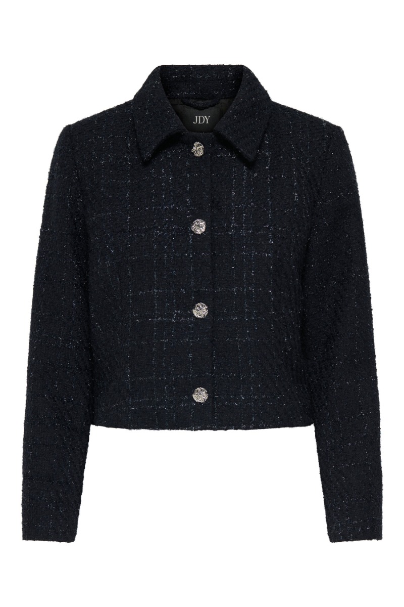 Jdy - Denver Ls Boucle Blazer i Sort - Nyhed!