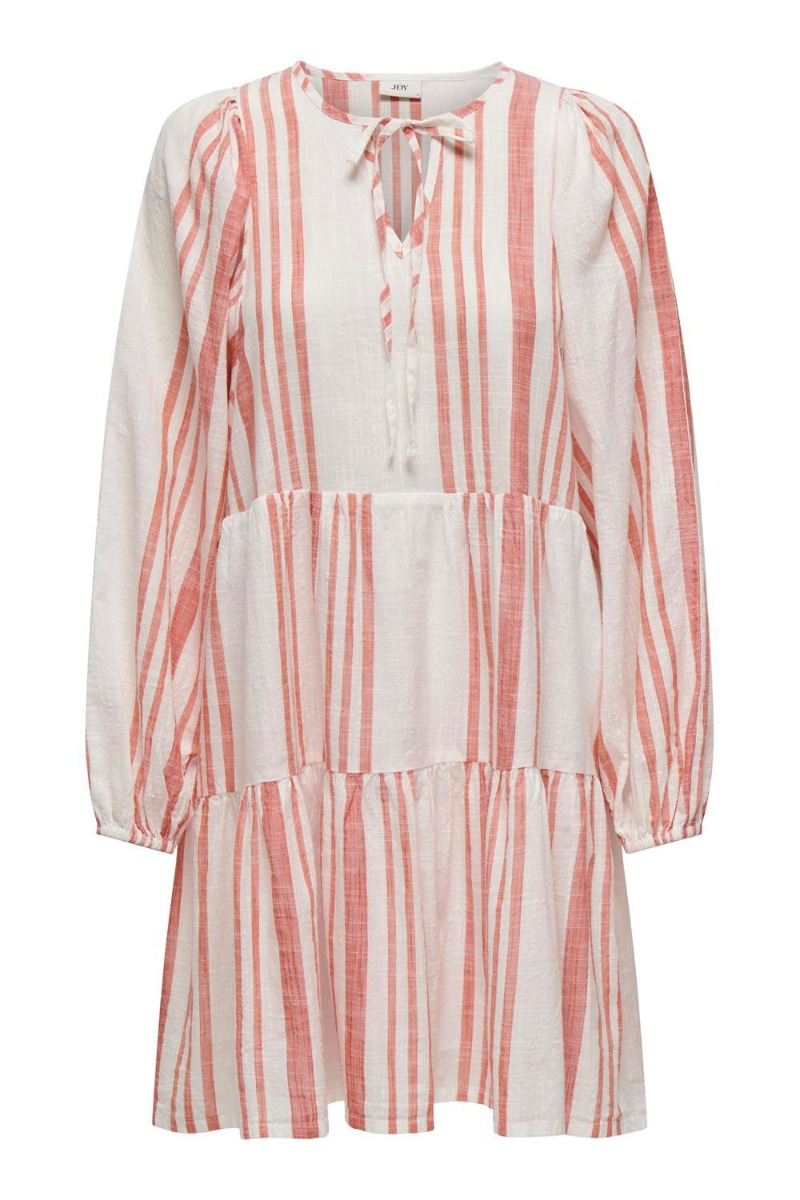 Jdy Dorthea Kjole - Sensommer Tilbud i Eggnogshell Pink