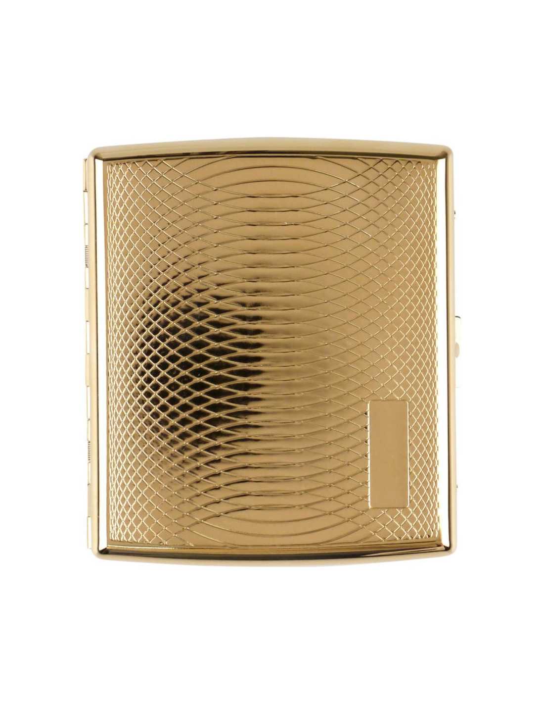 Luksus Jean Claude Cigaret Etui i Guld - Eksklusivt Design