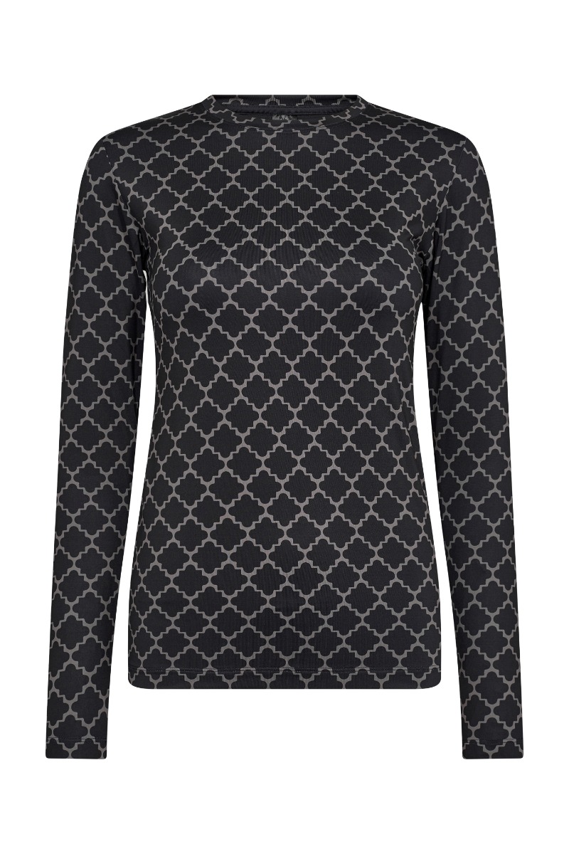 Hype The Detail - Bluse med cirkelprint - Halloween-tilbud