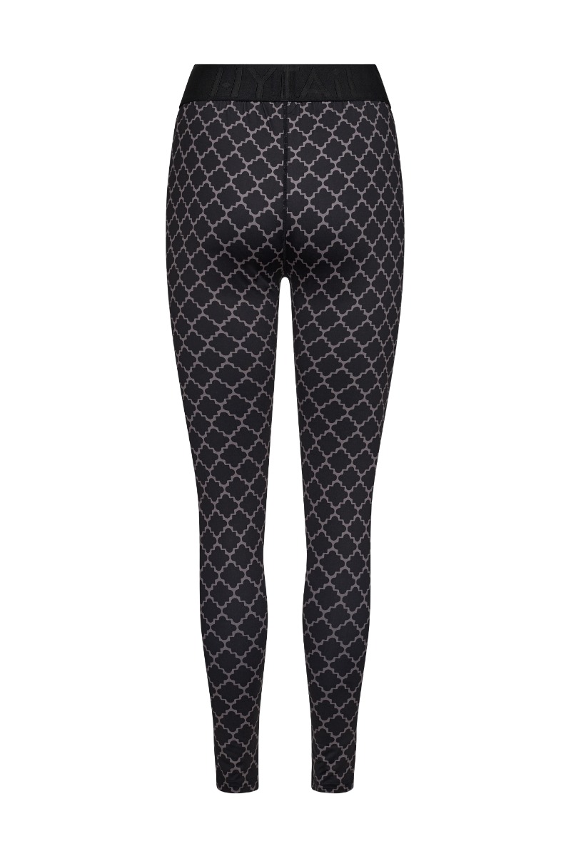 Hype The Detail - Leggings med H-logo i mørkebrun