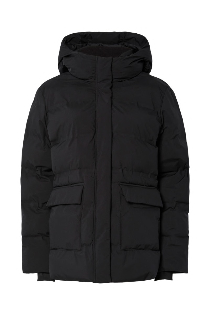 Pieces - Norma Puffer Jakke - Sort - Efterårsudsalg!