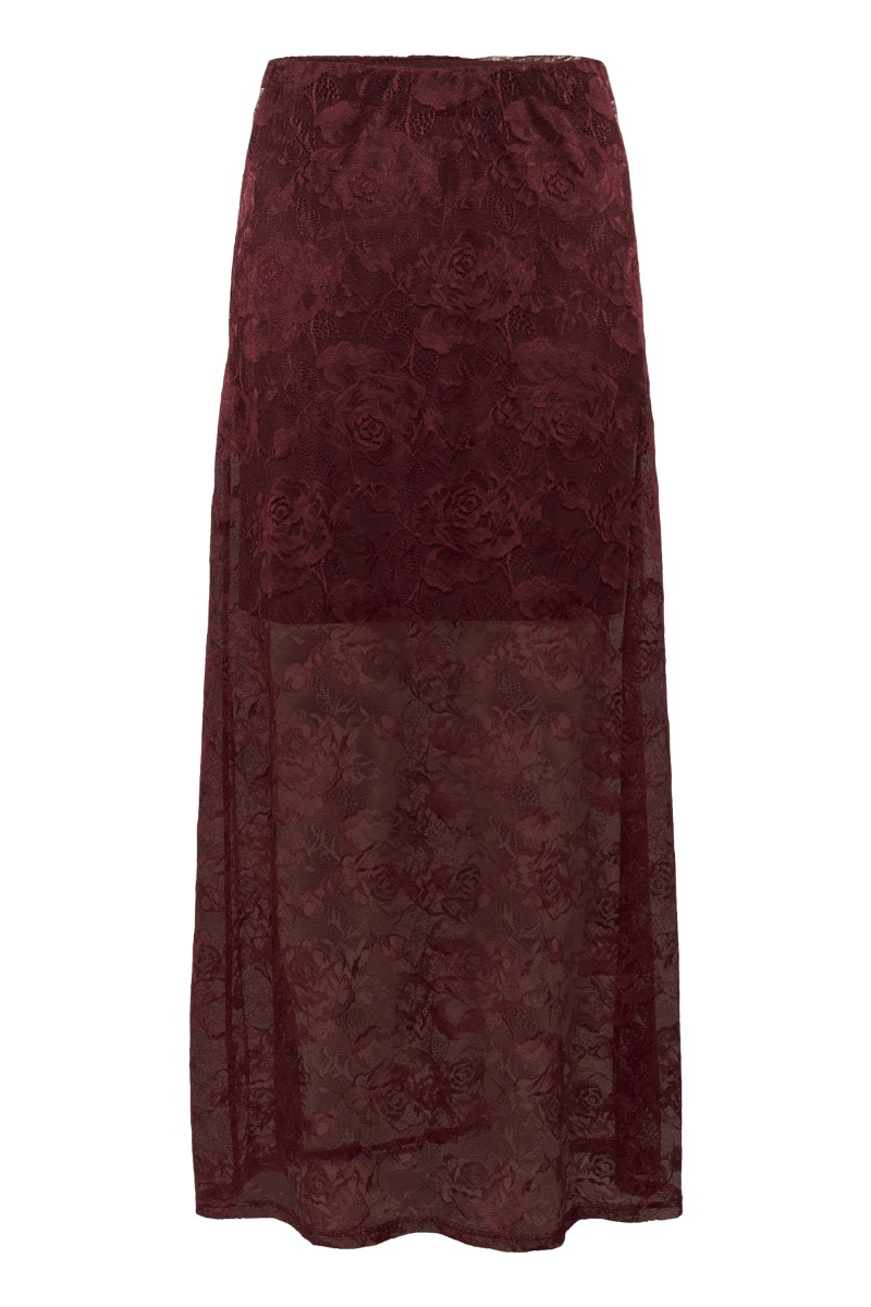 Gestuz - Leala Nederdel - Aronia Jewel Box - Bordeaux Crush