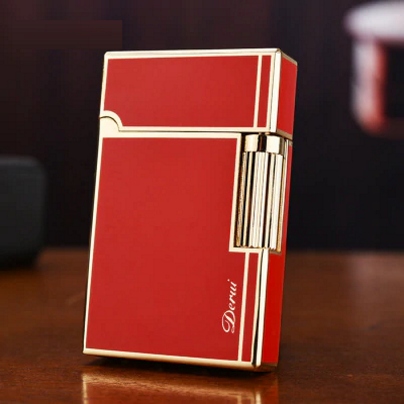 Luigi Ricci Luksus Lighter - Rød Farve med Jewel Box