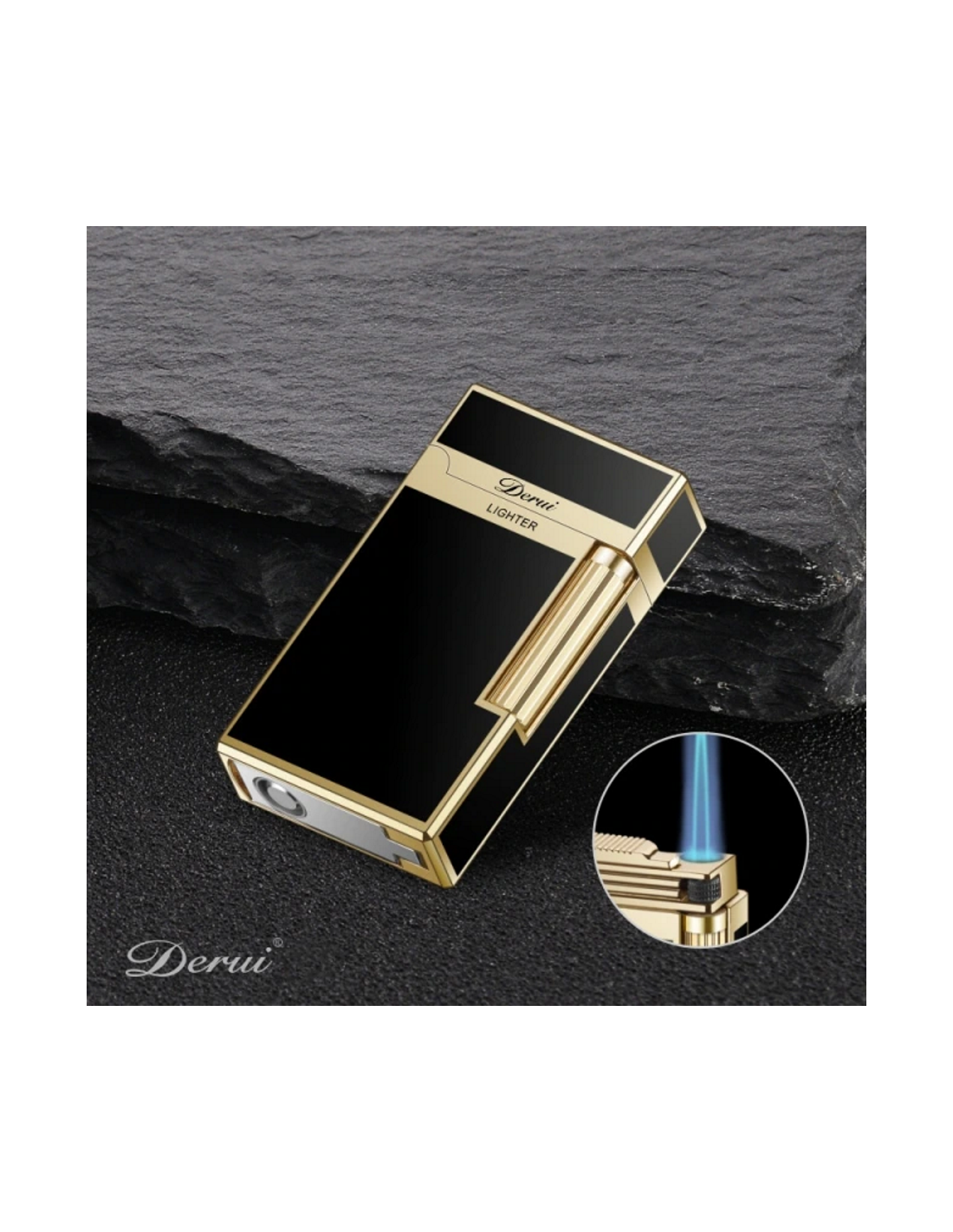 Luigi Ricci Quothavana Jetlighter i Sortguld med Punch