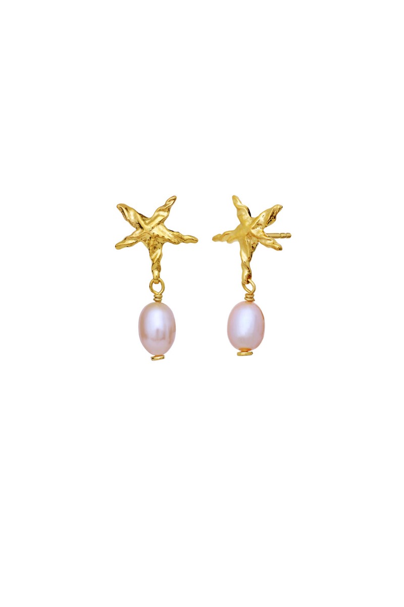 Maanesten - øreringe - Sandie Earrings - Guld