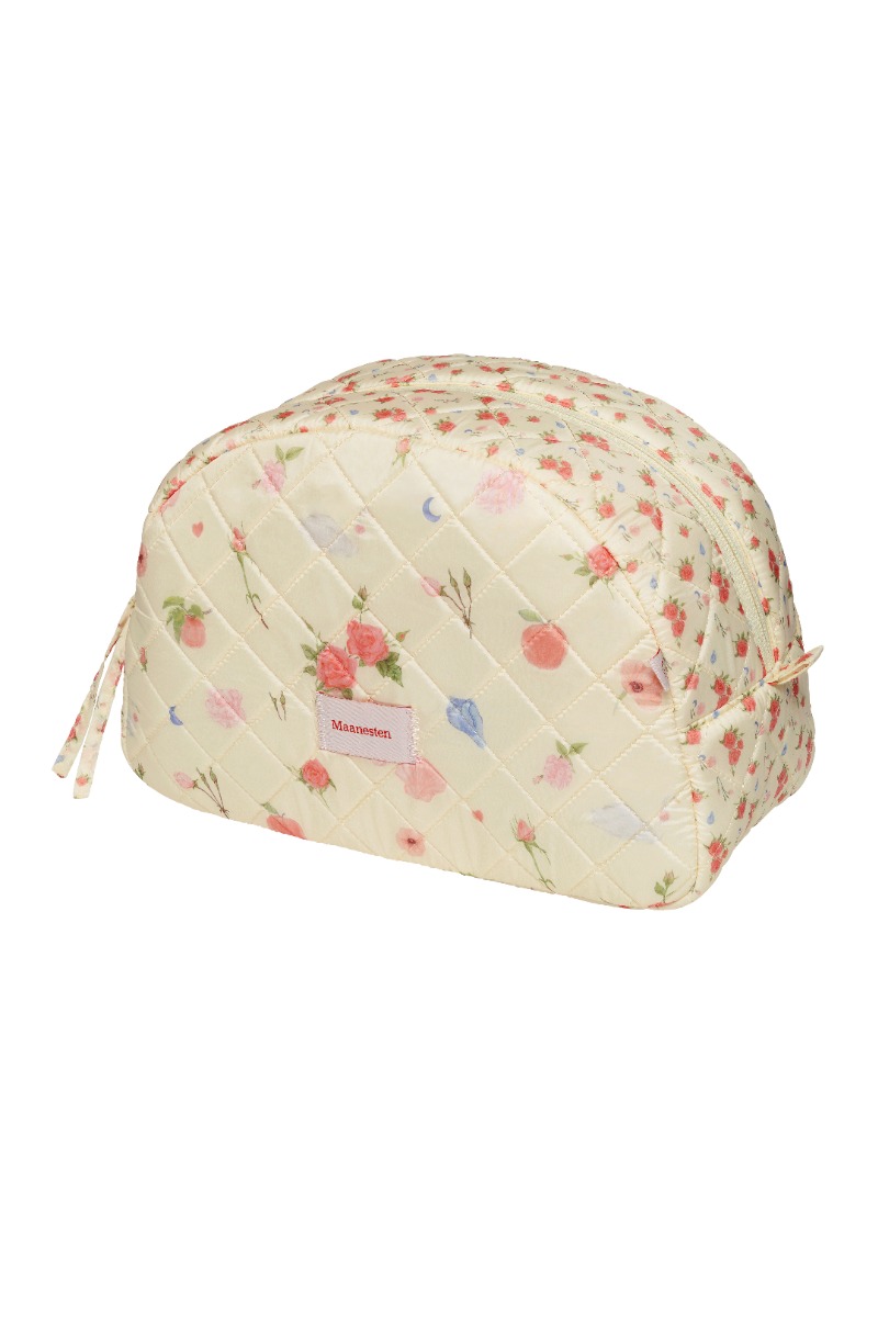 Maanesten - Sød Toilettaske - Makeup Bag med Roser og Skaller
