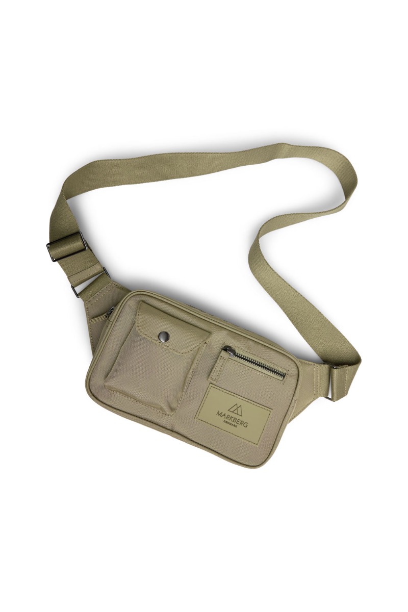 Markberg Darlambg Bum Bag Monochrome - Khaki Taske