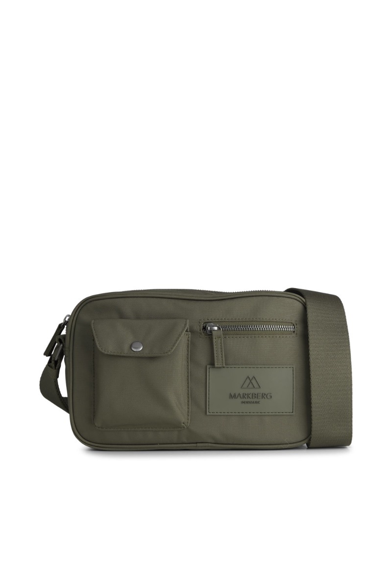 Markberg - Taske - Darlambg Crossb Monochrome - Dark Olive
