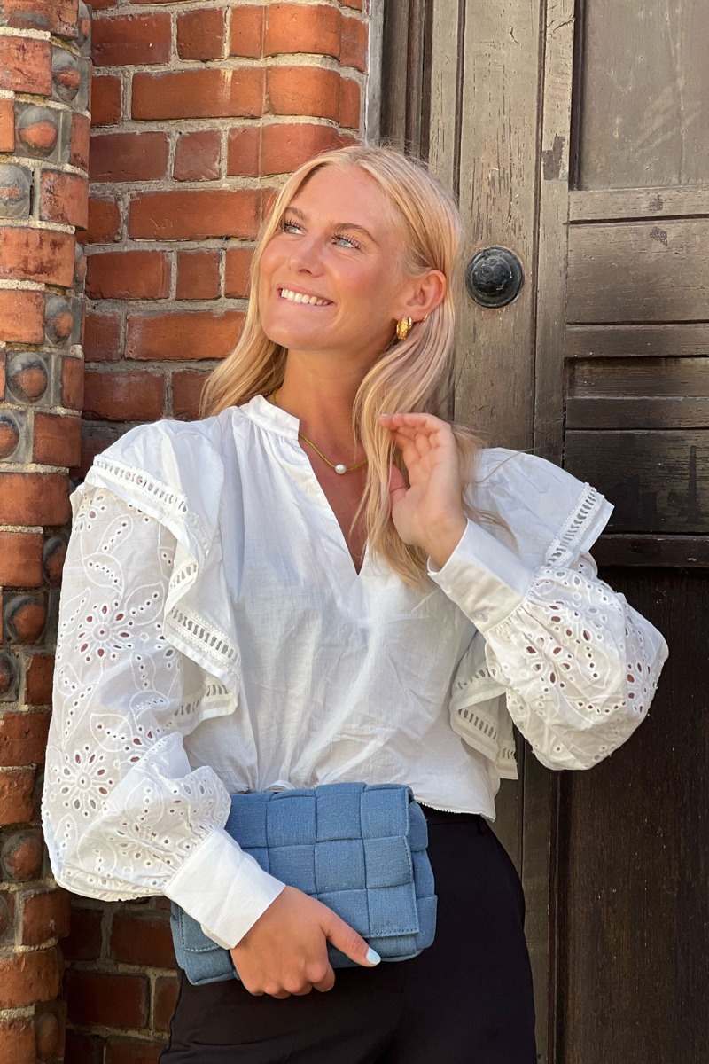 Mbym - Bluse - Raylan-m - White Embroidery
