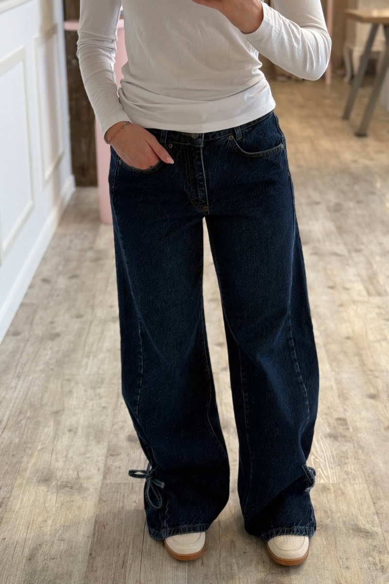 Mbym Jeans Katha-m - Mørkeblå Udsalg!