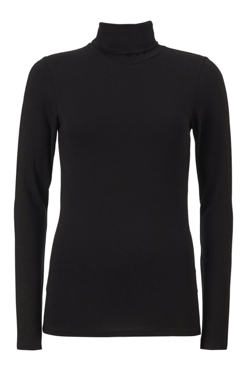 Modström - Turtleneck Bluse - Tanner - Sort Halloween Tilbud