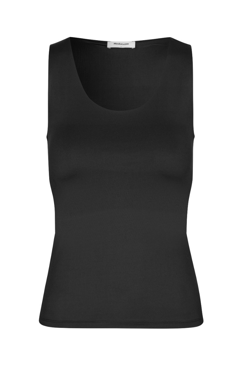 Modstrøm - Hima Top - Elegant og Blød i Sort