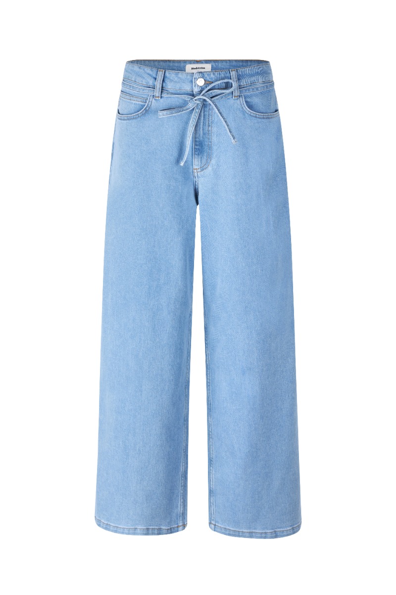 Modstrøm - Isolde Solid Bukser - Lys Blå Denim Udsalg