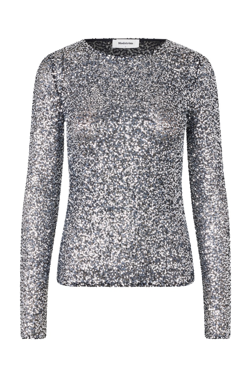 Modström - Laramd Top - Glitrende Bluse til Fest