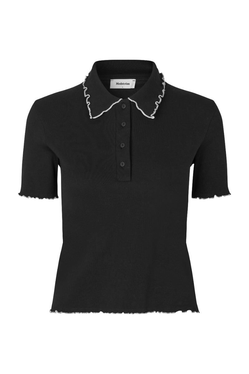Modstrøm – T-shirt – Magdalone Polo – Black Jewel Box Tilbud