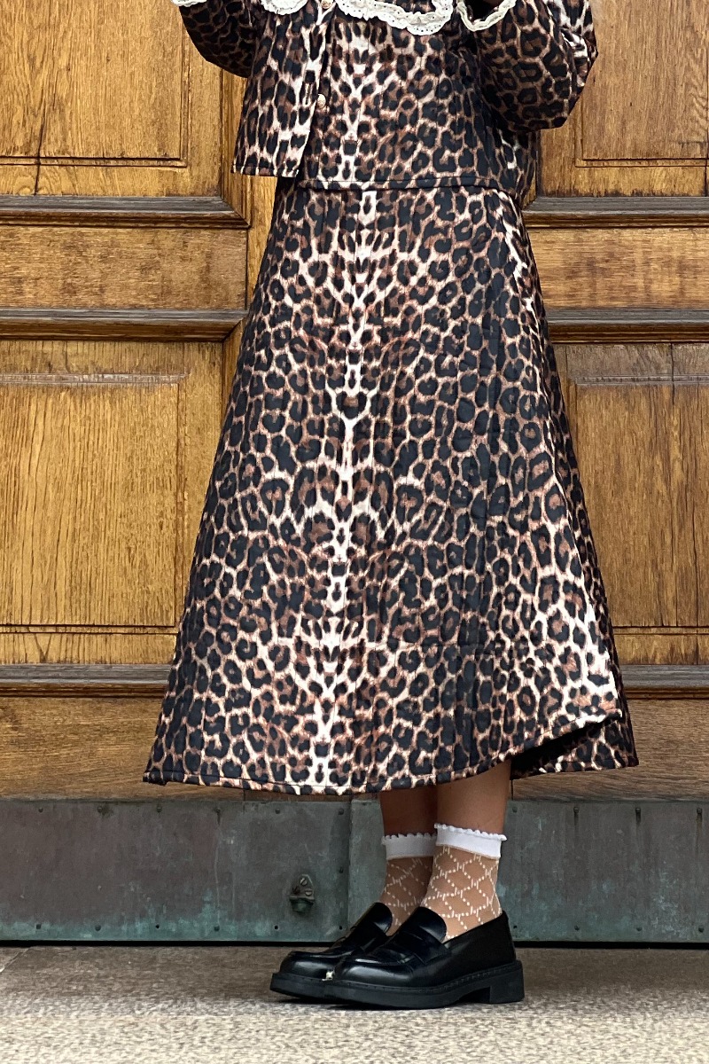 Stories From The Atelier - Leopard Print Nederdel - Tilbud!