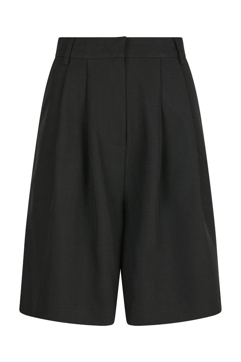 Neo Noir - Klassiske Nika Bermuda Shorts - Sort