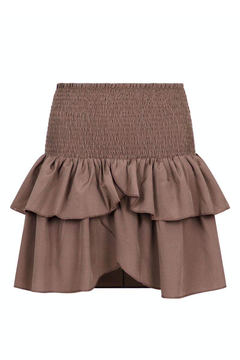 Neo Noir - Carin R Nederdel - Støvet Brun Must-Have!