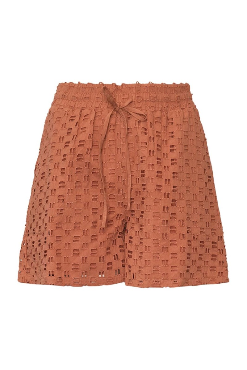 Noella Layne Shorts - Terracotta - Online Lagersalg!