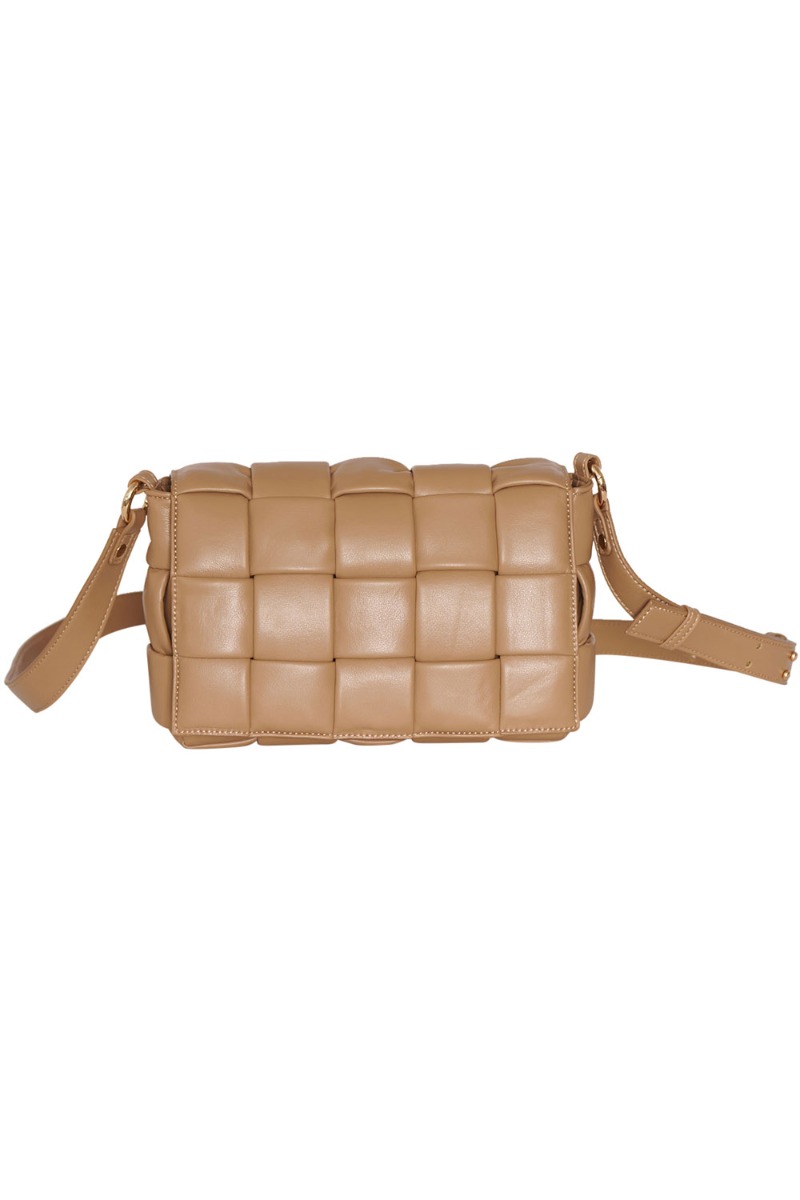 Noella - Brick Bag - Taupe - Elegant taske til hverdag