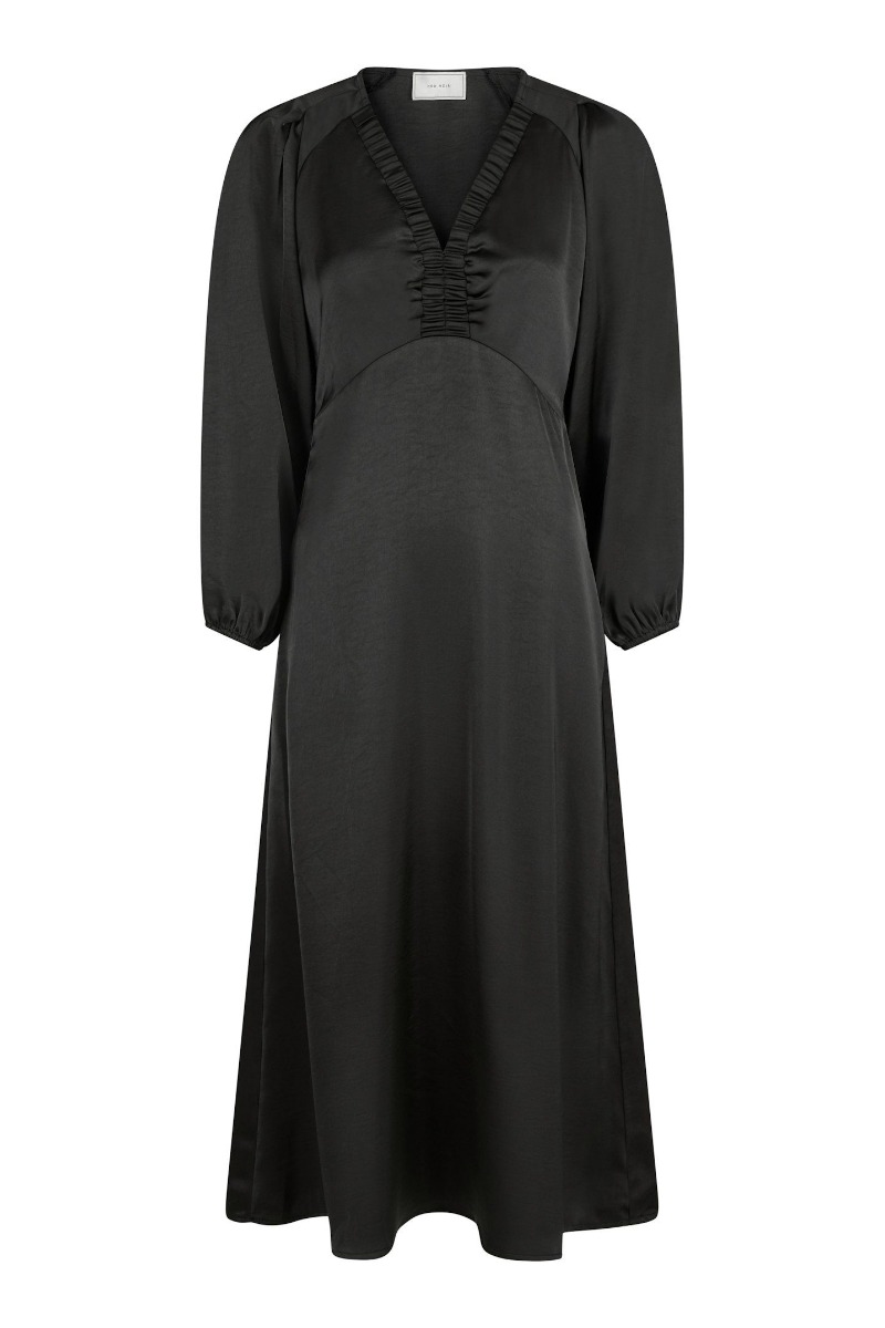 Neo Noir - Isobel Heavy Sateen Kjole - Elegant Udsalg