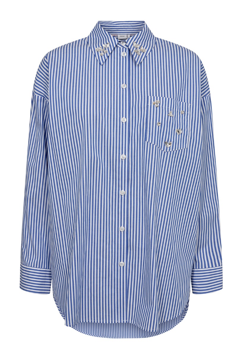 Nümph – Skjorte med Sten – Nu Hailey Shirt – Fantastisk Tilbud
