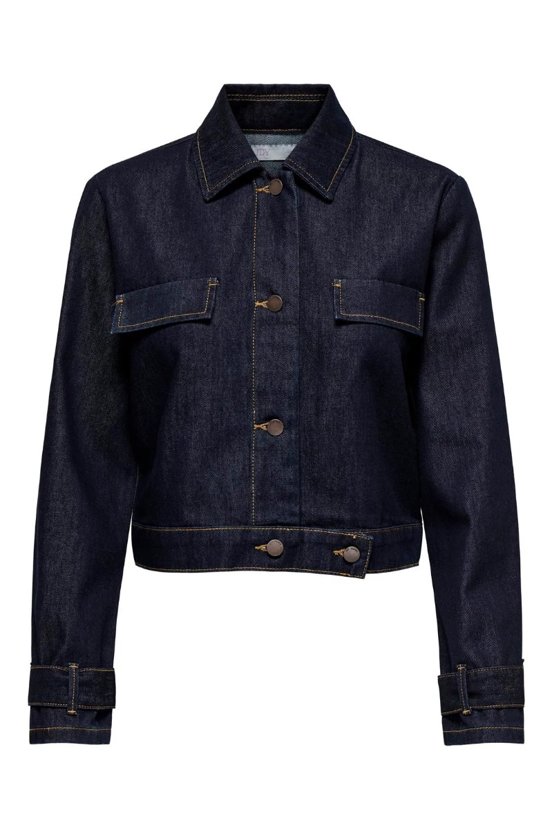 Jdy Sansa Jakke - Mørkeblå Denim på Udsalg!