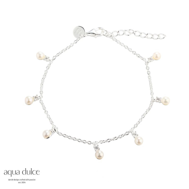 Darling Bubbels Armbånd med Ferskvandsperler & Zirkonia