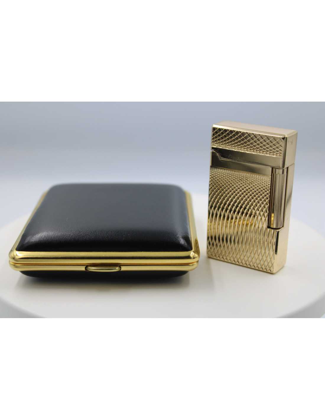 Eksklusivt sæt: Luigi Ricci Jet Lighter & Cigaretetui