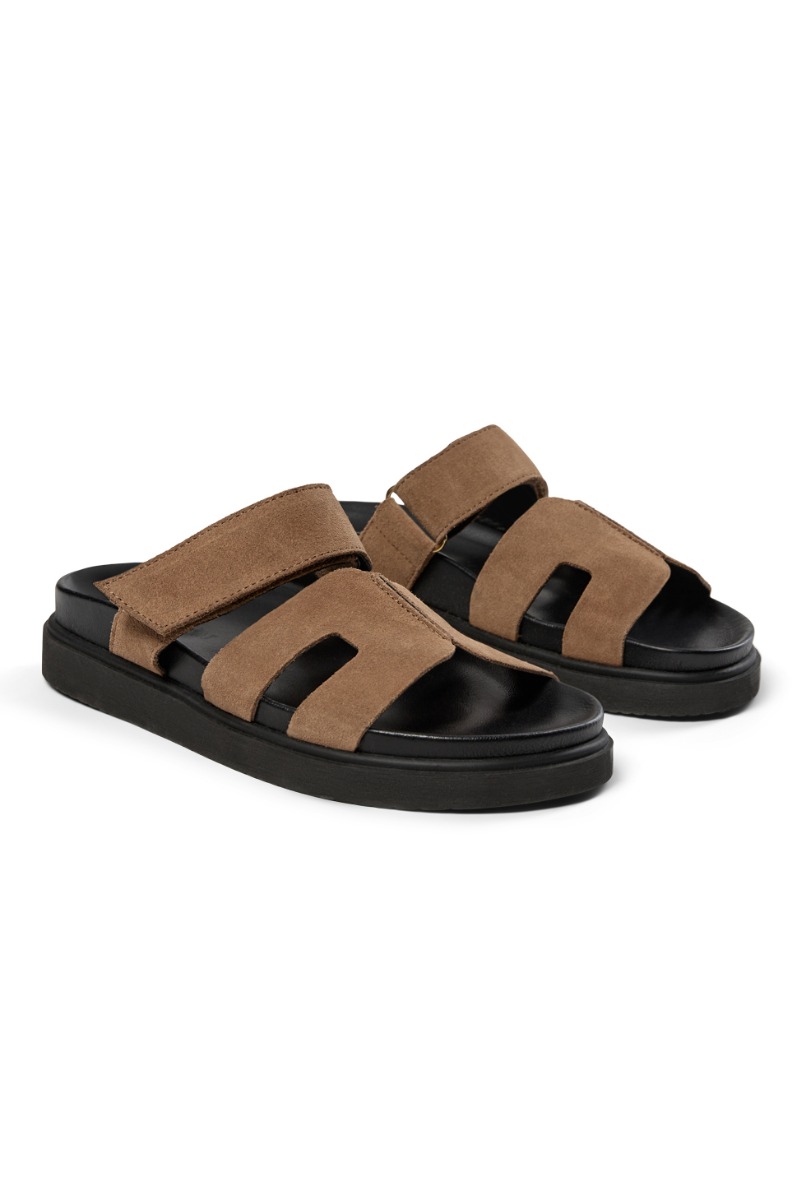 Pavement - Maru Suede Sandaler - Taupe Suede Tilbud!