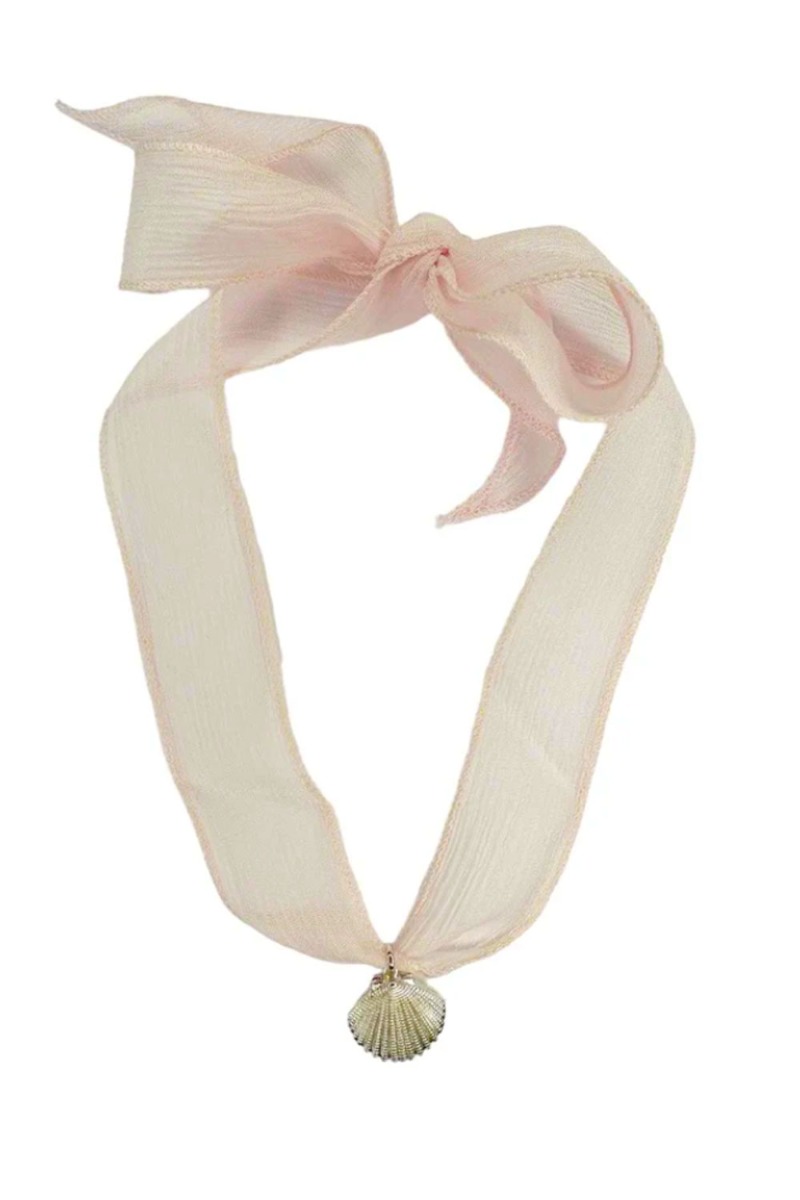Pico Halskæde - Shelly String i Ivory - Choker Stil