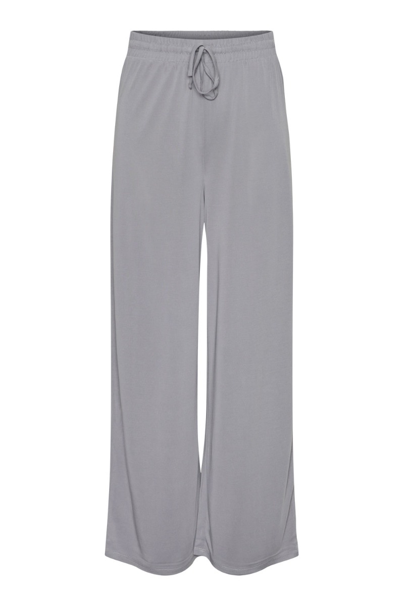 Pieces - Bukser - Pc Anora Hw Pants - Weathervane