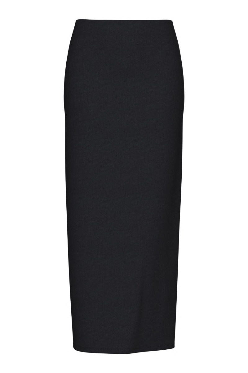 Pieces - Nederdel - Naya Hw Ankle Skirt - Black