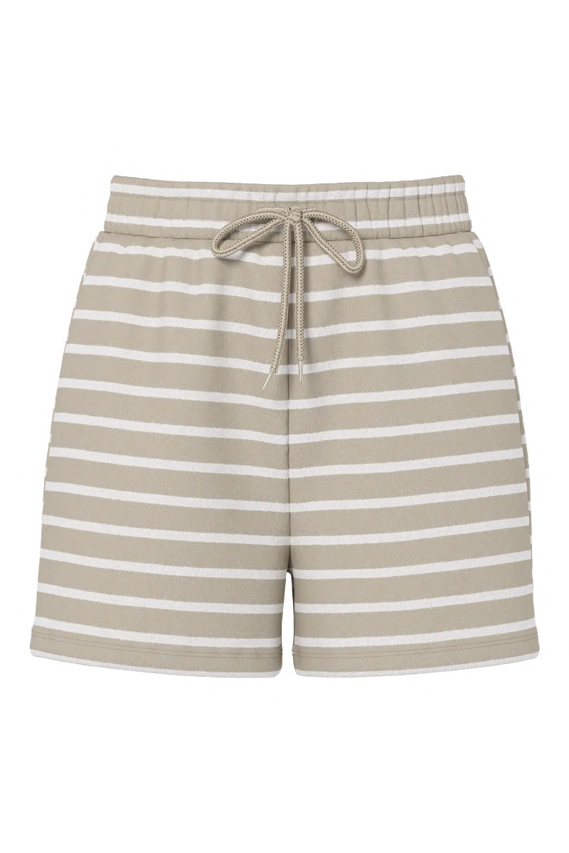 Pieces - Chilli Summer Shorts i Striber - Online Udsalg!