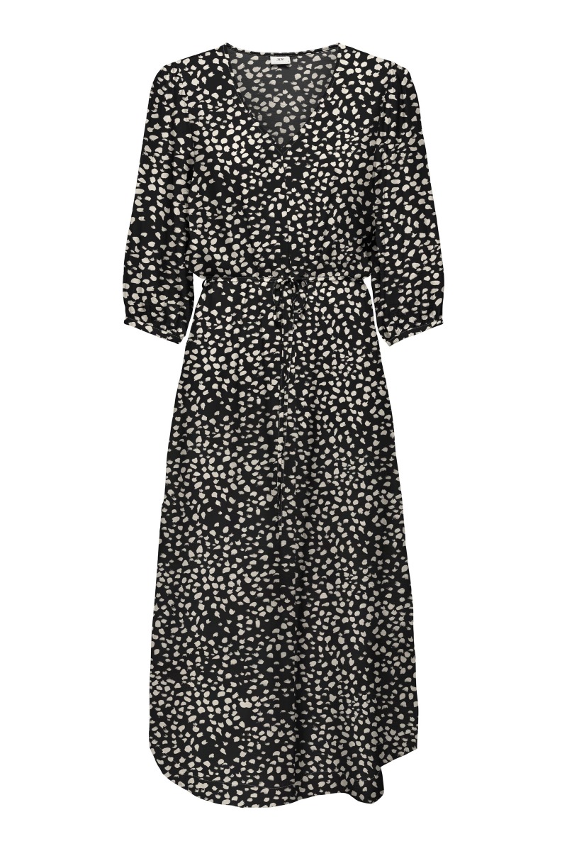Jdy - Troya Life Midi Kjole - Sort - Online Udsalg 70% Rabat
