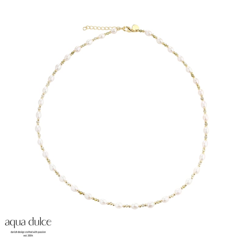 Coast Olive Necklace Golden