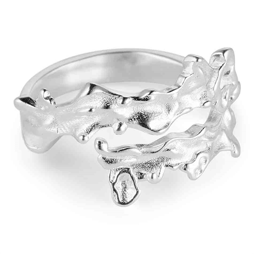 Maia Ring i Sterling Sølv - Justerbar og Elegant
